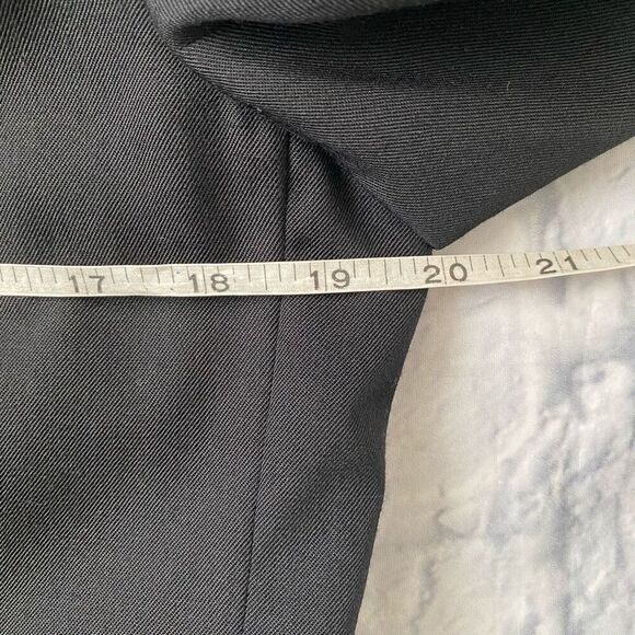 Evan Picone women 12 wool blend fully lined vintage  3 gold buttonup blazer - Picture 13 of 14